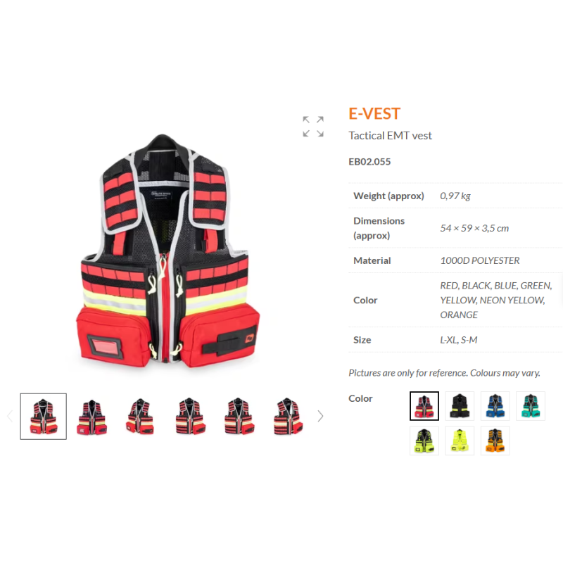 EMT Vest 多功能幕僚背心